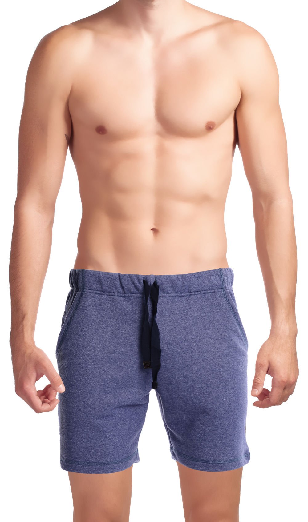 Denim Rengi Erkek Şort