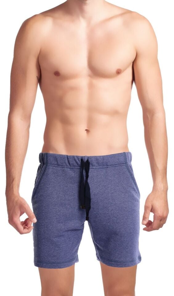 Unique Bosphorus Ribana Erkek Şort Denim Rengi