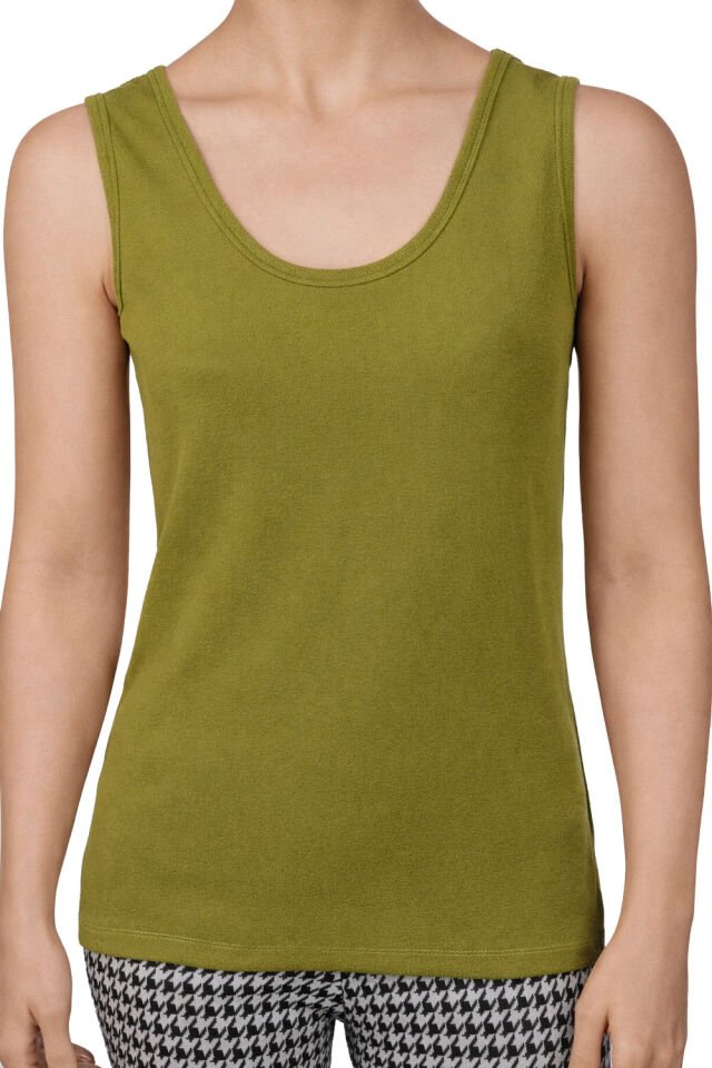 Yeşil Renk Kadın Ribana Atlet