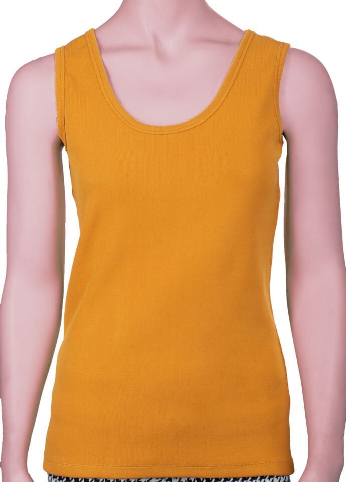 Açık Turuncu Renk Kadın Ribana Atlet