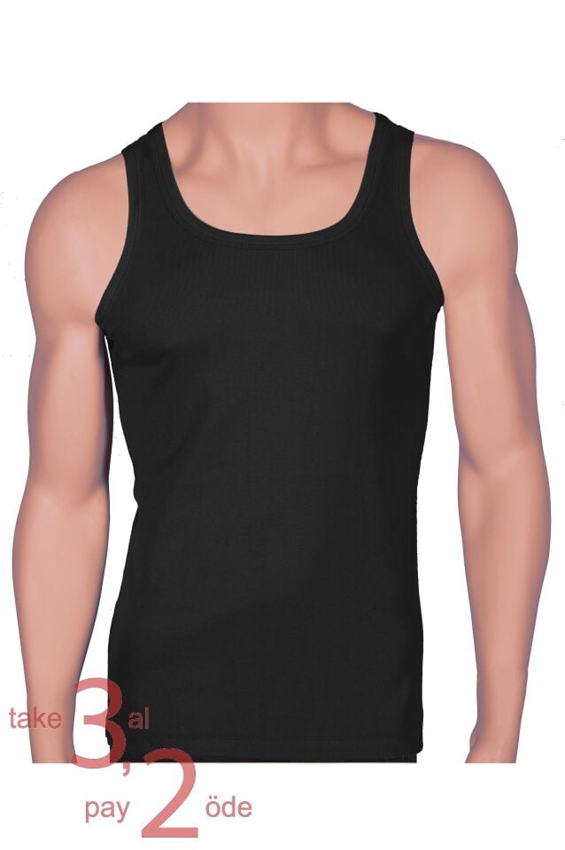 Unique Bosphorus Ribana Erkek Atlet Siyah