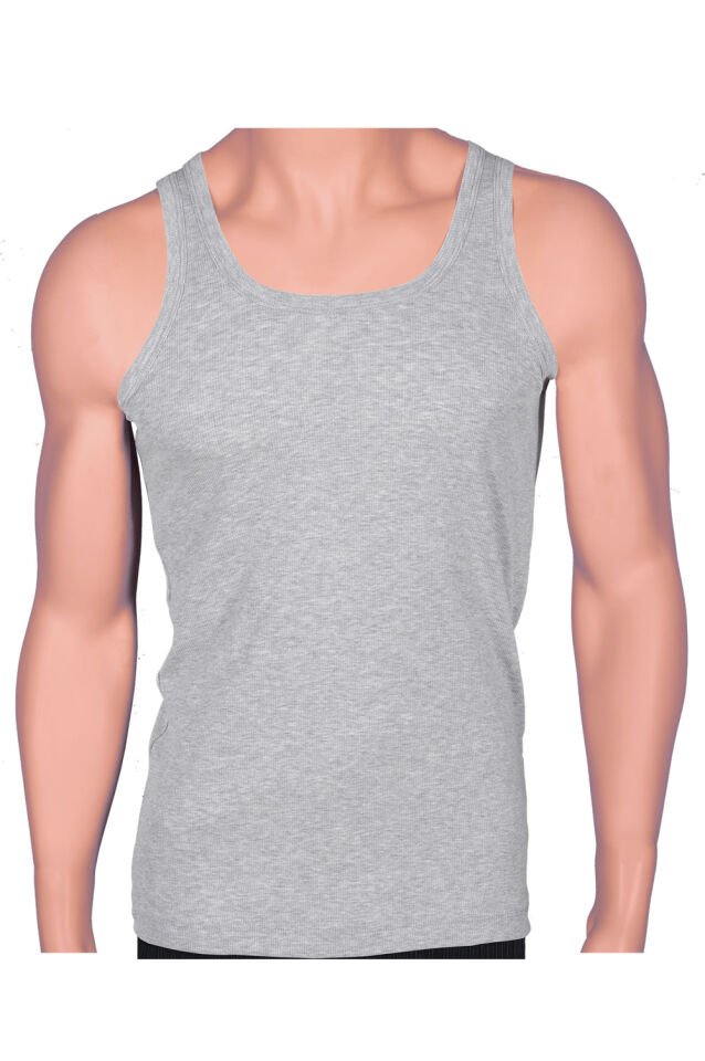 Unique Bosphorus Ribana Erkek Atlet Açık Gri