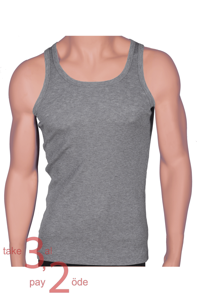 Unique Bosphorus Ribana Erkek Atlet Gri