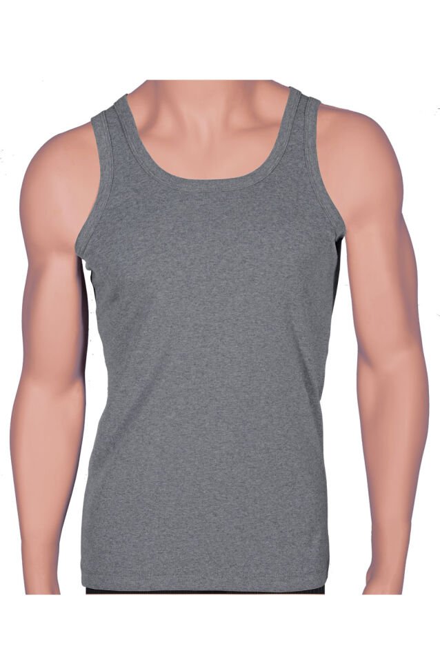 Unique Bosphorus Ribana Erkek Atlet Gri Melanj