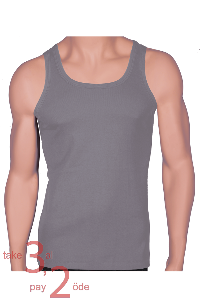 Unique Bosphorus Ribana Erkek Atlet Taş Rengi