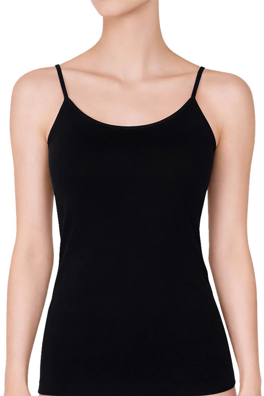 Unique Bosphorus İnce Askılı Kadın Atlet Siyah