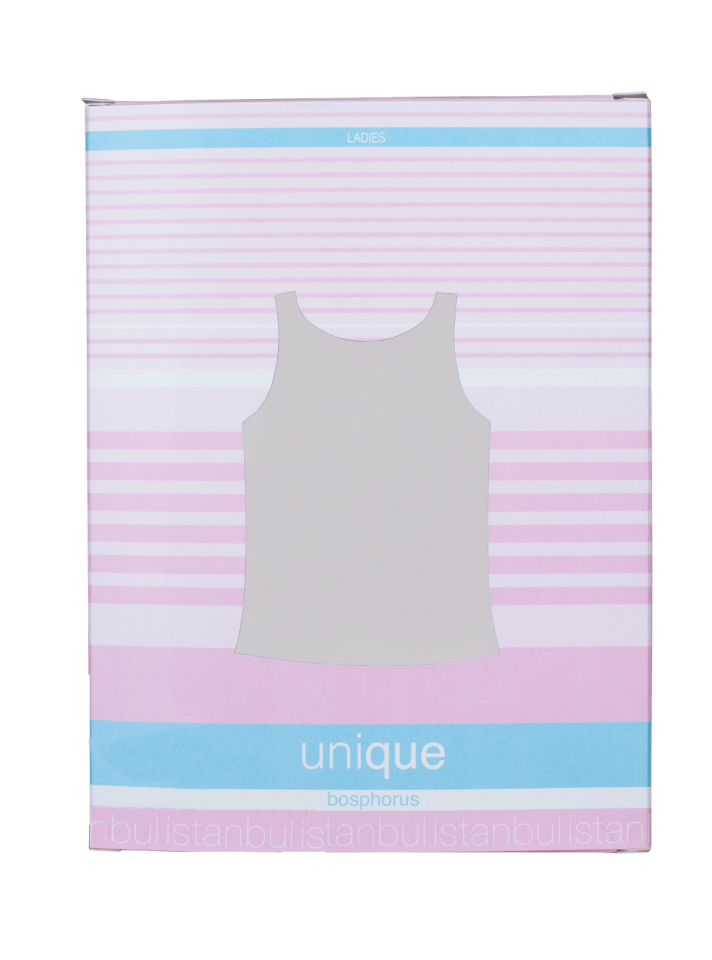 Unique Bosphorus İnce Askılı Kadın Atlet Ten Rengi