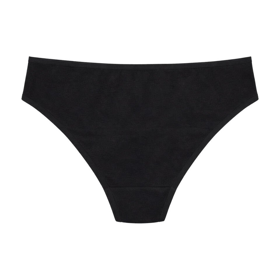 Unique Bosphorus Classic Kadın Slip 3'lü Paket Siyah & Ten Renk