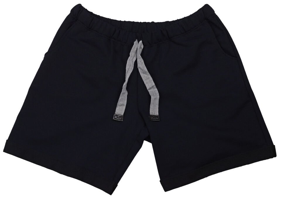 Kadın Ters Paça Şort Siyah Renk