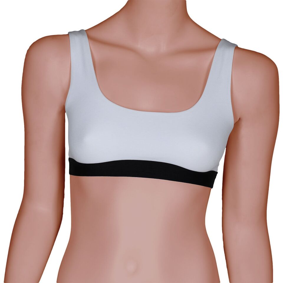 Unique Bosphorus U-Back Kadın Bralet Beyaz