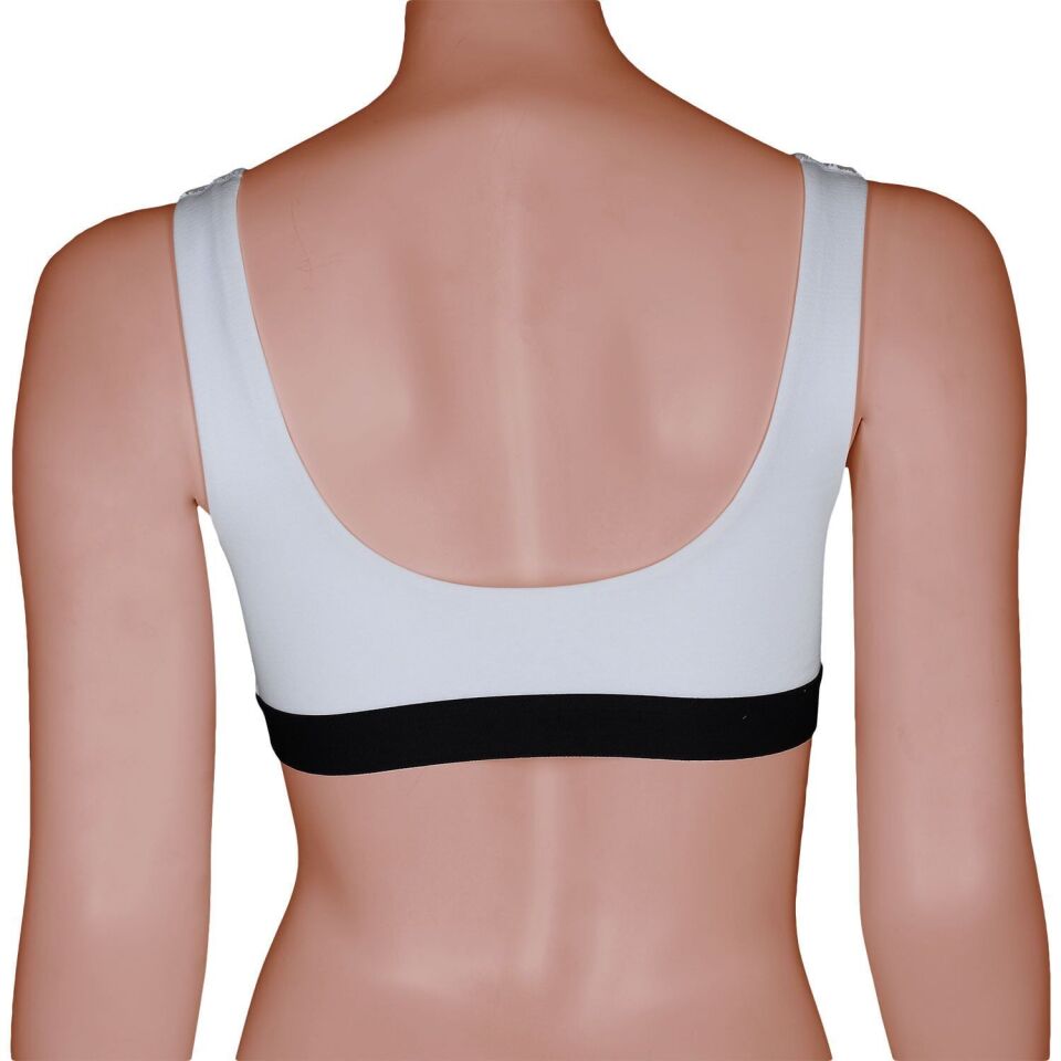 Unique Bosphorus U-Back Kadın Bralet Beyaz