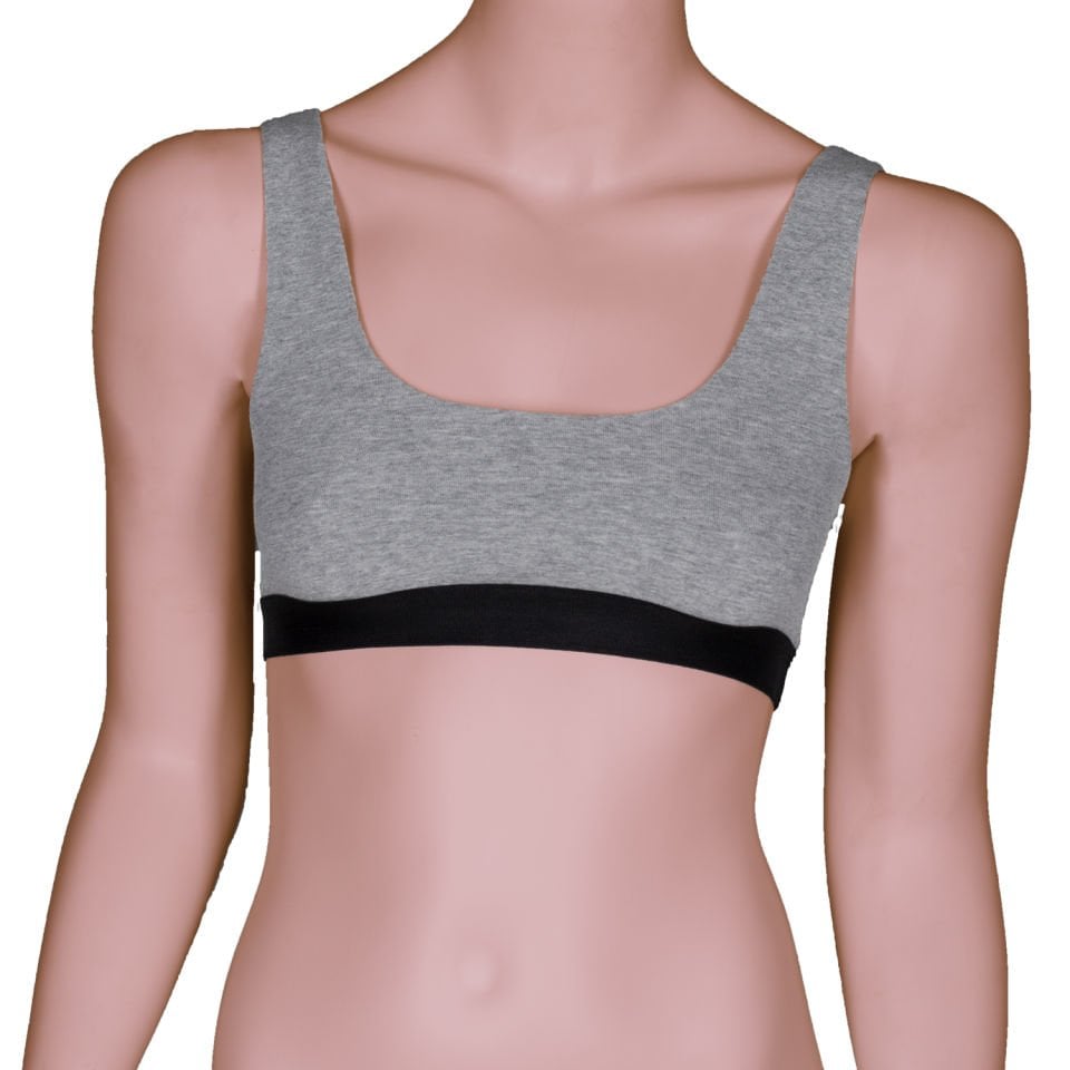 Kadın U-Back Bralet A.Gri