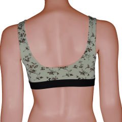 Kadın U-Back Bralet Desenli