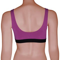 Kadın U-Back Bralet Açık Mor