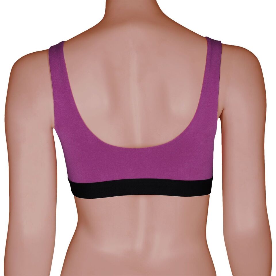 Unique Bosphorus U-Back Kadın Bralet Açık Mor