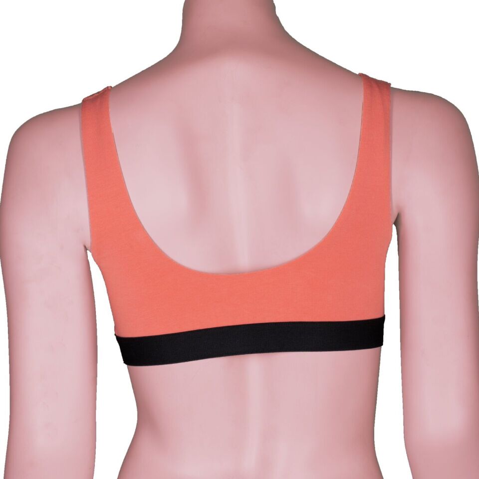 Unique Bosphorus U-Back Kadın Bralet Nar Çiçeği