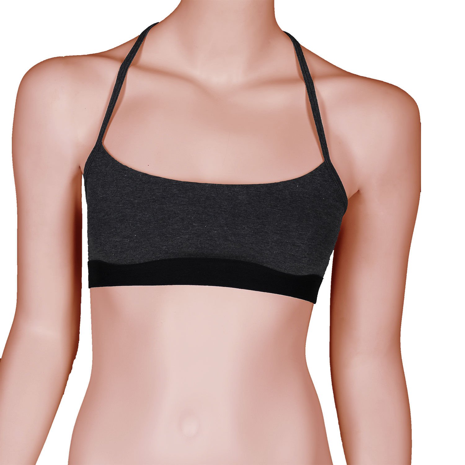 Unique Bosphorus T-Back Kadın Bralet Antrasit Melanj