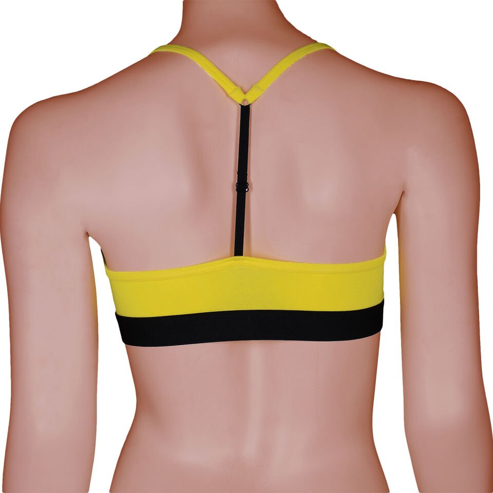 Unique Bosphorus T-Back Kadın Bralet Sarı