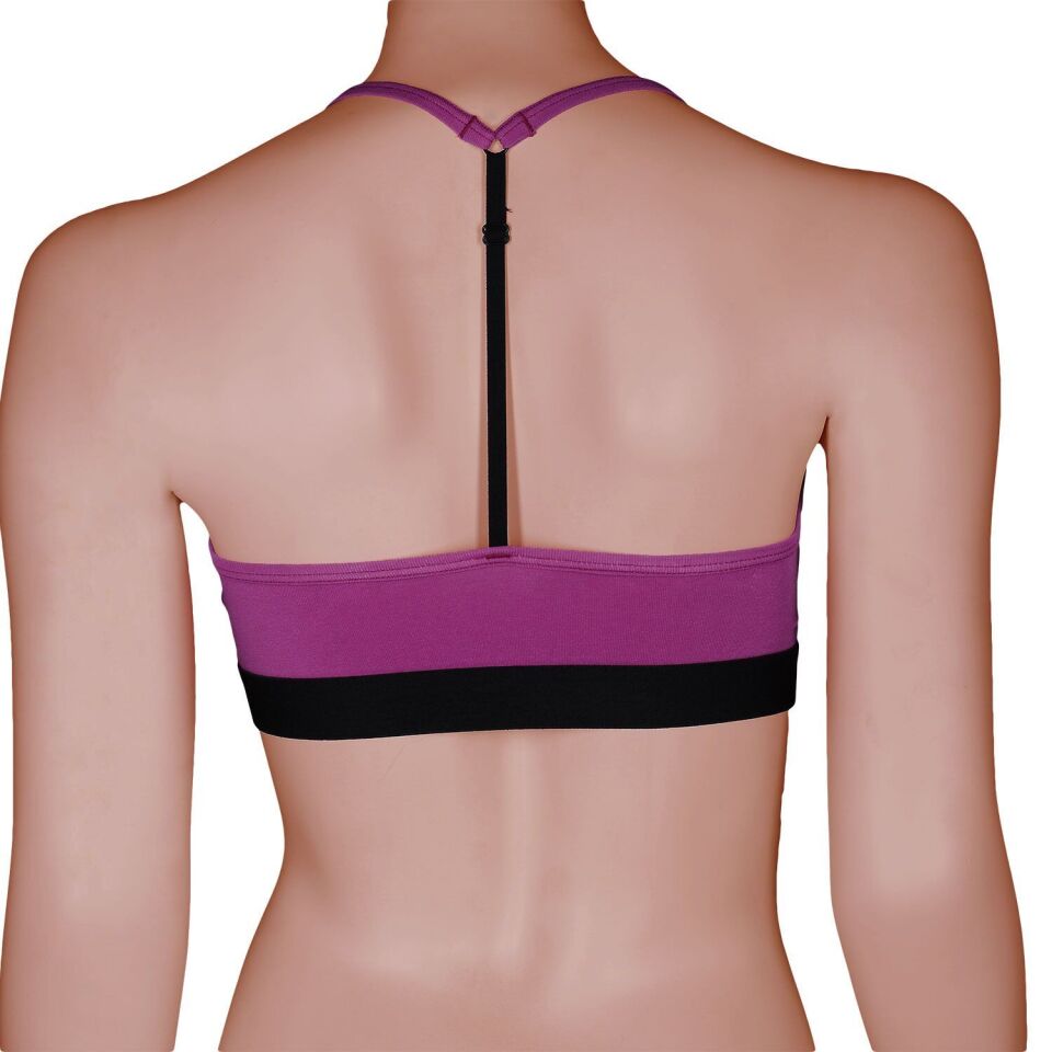 Unique Bosphorus T-Back Kadın Bralet Açık Mor